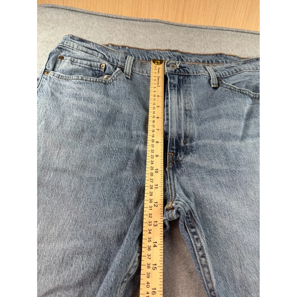 Levis 502 Taper Mens Jeans Light Wash Blue Denim 38x32 29507-0370